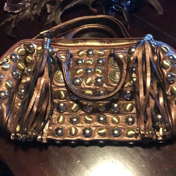NWOT Fun Charming Charlie studded purse - Picture 2 of 7